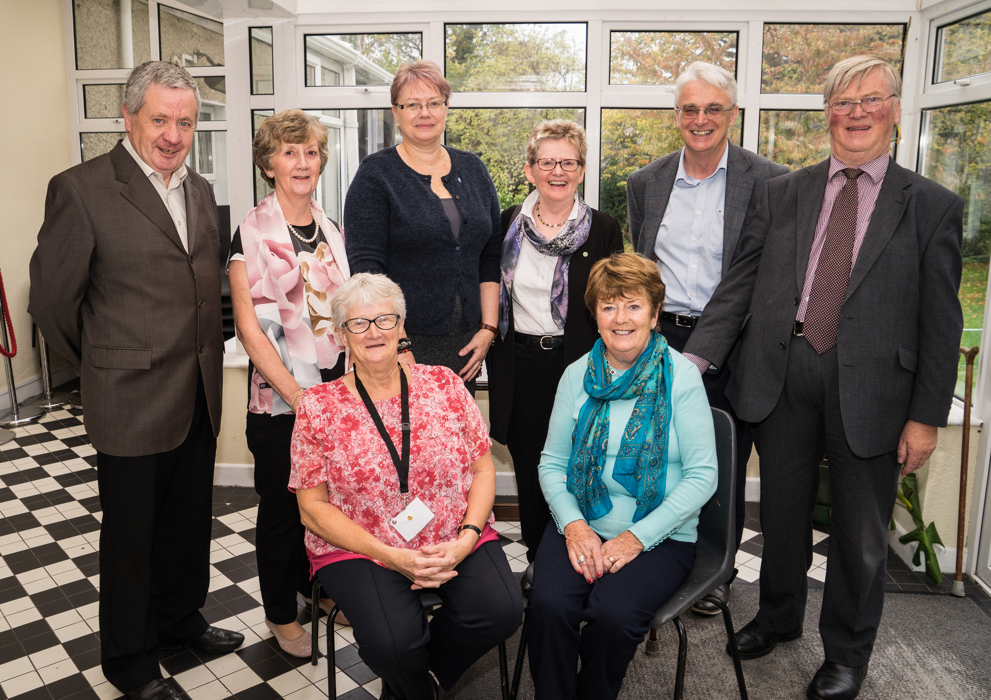 IPF AV Group Committee- Alan Lyons, Maria O'Brien, Yvonne Acheson, Margaret Finlay, Brendan O'Sullivan, Edwin Bailey, Lilian Webb & Rita Nolan