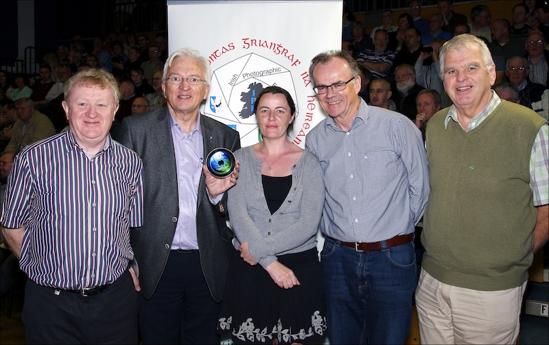John Cuddihy IPF President pictured at the launch of IPF DVD (Images of Distinction, Volume 1) with the team involved in the project; Bob Morrison, Niamh Whitty, Brian Deering & John Doheny (Pat Heavin missing from image)