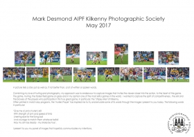 Mark Desmond AIPF, Kilkenny Photographic Society