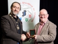 IPF President Michael O'Sullivan pictured presenting Seamus Scullane Gold Medal, our highest award, to Mark Sedgwick