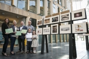 The Winners - Judy Boyle, Frank Condra, Deirdre Watson, Vadim Lee with Leon and Zara Lee pictured with Drogheda's colour panel