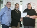 IPF President Michael O'Sullivan presenting 2nd Place Overall Club Award to members of Catchlight Camera Club