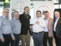 IPF President Michael O'Sullivan presenting 3rd Place Overall Club Award to members of Dundalk Photographic Society