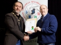 IPF President Michael O'Sullivan pictured presenting LIPF distinction to Patrick Maguire