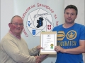 IPF Distinctions Chairman pictured presenting LIPF distinction to Graham Kelly