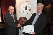 Sheamus O'Donoghue presenting Edwin Bailey with the Best Photography Trophy & Honourable Mention certificate in the Advanced Section