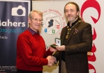 IPF President Michael O'Sullivan pictured with award winner Malcolm McCamley