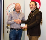 IPF President Michael O'Sullivan pictured with award winner Padraig Molloy
