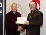 IPF President Michael O'Sullivan pictured with award winner Paul Crockett
