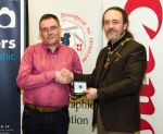 IPF President Michael O'Sullivan pictured with award winner Seamus Mulcahy