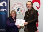 IPF President Michael O'Sullivan pictured with award winner Teresa Kavanagh