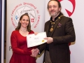 IPF President Michael O'Sullivan pictured with award winner Heather Rice