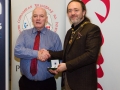 IPF President Michael O'Sullivan pictured with award winner Jim McSweeney