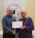 IPF Vice-President Sheamus O'Donoghue pictured with award winner Kevin Day