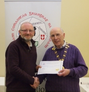 IPF Vice-President Sheamus O'Donoghue pictured with award winner Michael Linehan