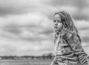 Mono Print Open - Non-Advanced Honourable Mention - Austin Crowe - Girl Sitting on a fence Not another photo - Celbridge Camera Club