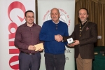 IPF President Michael O'Sullivan and Shane Cowley from Canon Ireland pictured with award winner Tadhg Hurley