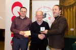 IPF President Michael O'Sullivan and Shane Cowley from Canon Ireland pictured with award winner Tony McIntyre