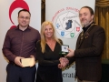 IPF President Michael O'Sullivan and Shane Cowley from Canon Ireland pictured with award winner Judy Boyle