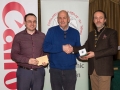 IPF President Michael O'Sullivan and Shane Cowley from Canon Ireland pictured with award winner Tadhg Hurley
