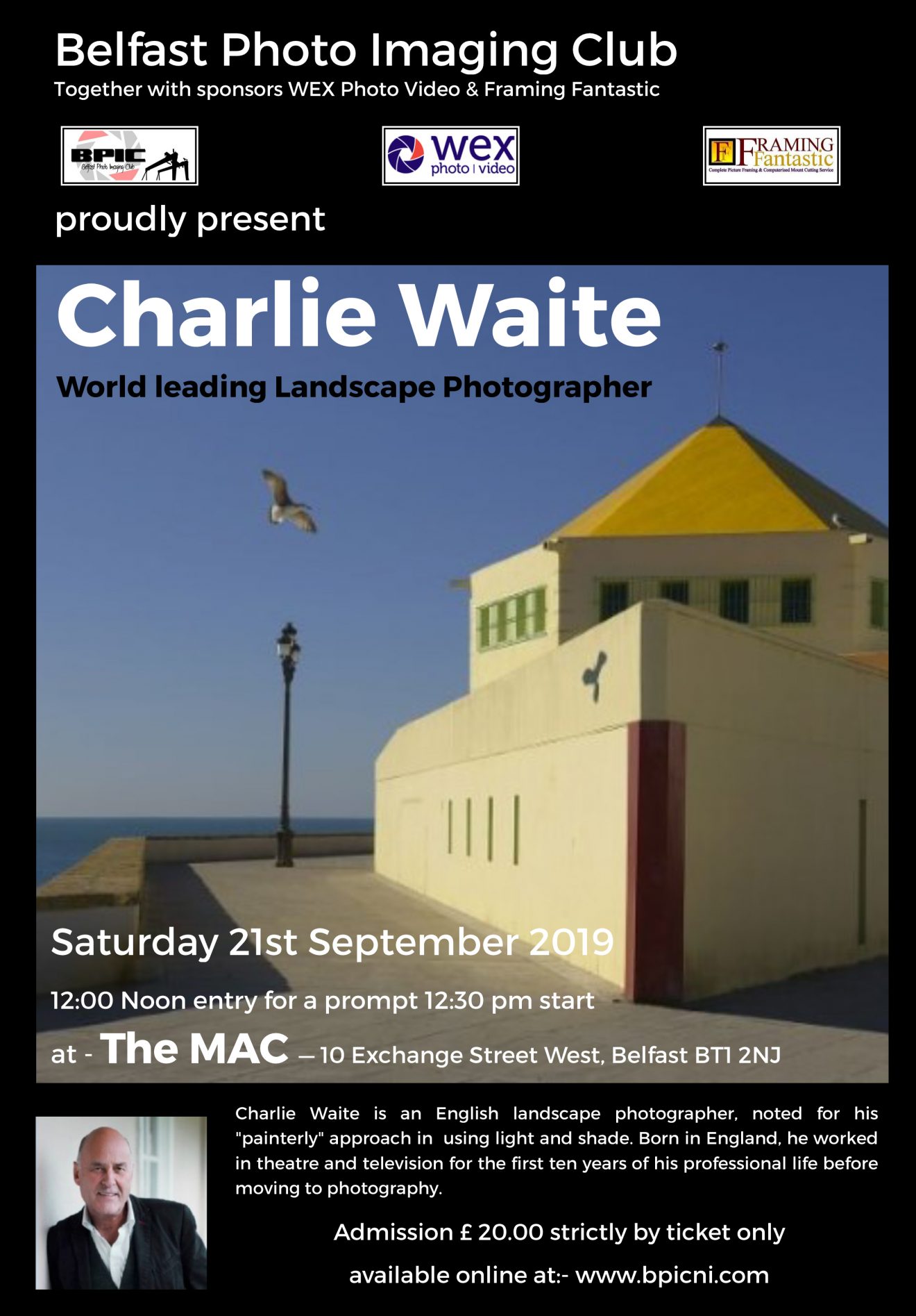 Charlie Waite at The MAC