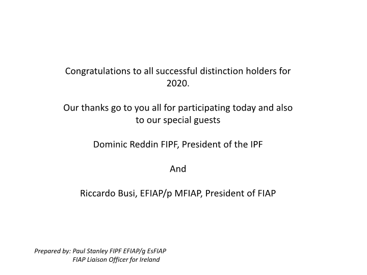 FIAP Distinctions 2020 - Presentation Ceremony - 31 October 2020-page51