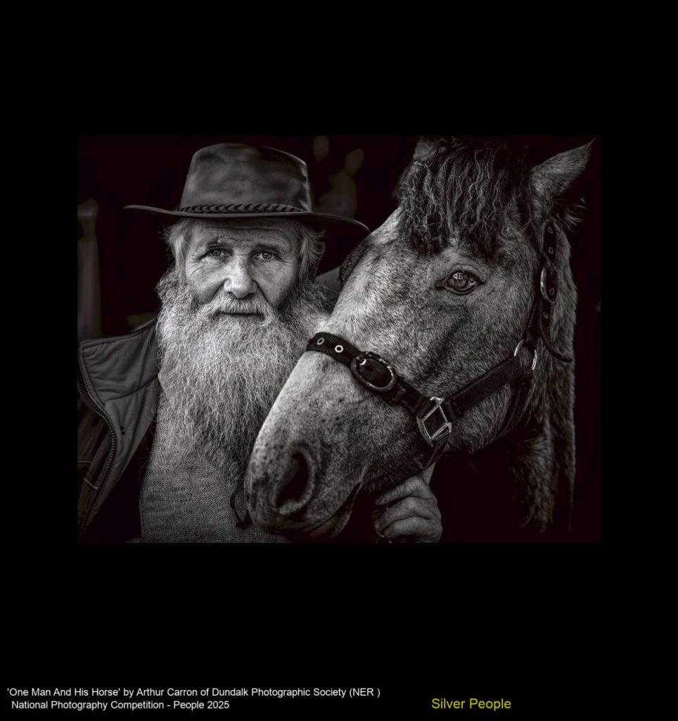 'One Man And His Horse' by Arthur Carron of Dundalk Photographic Society (NER )